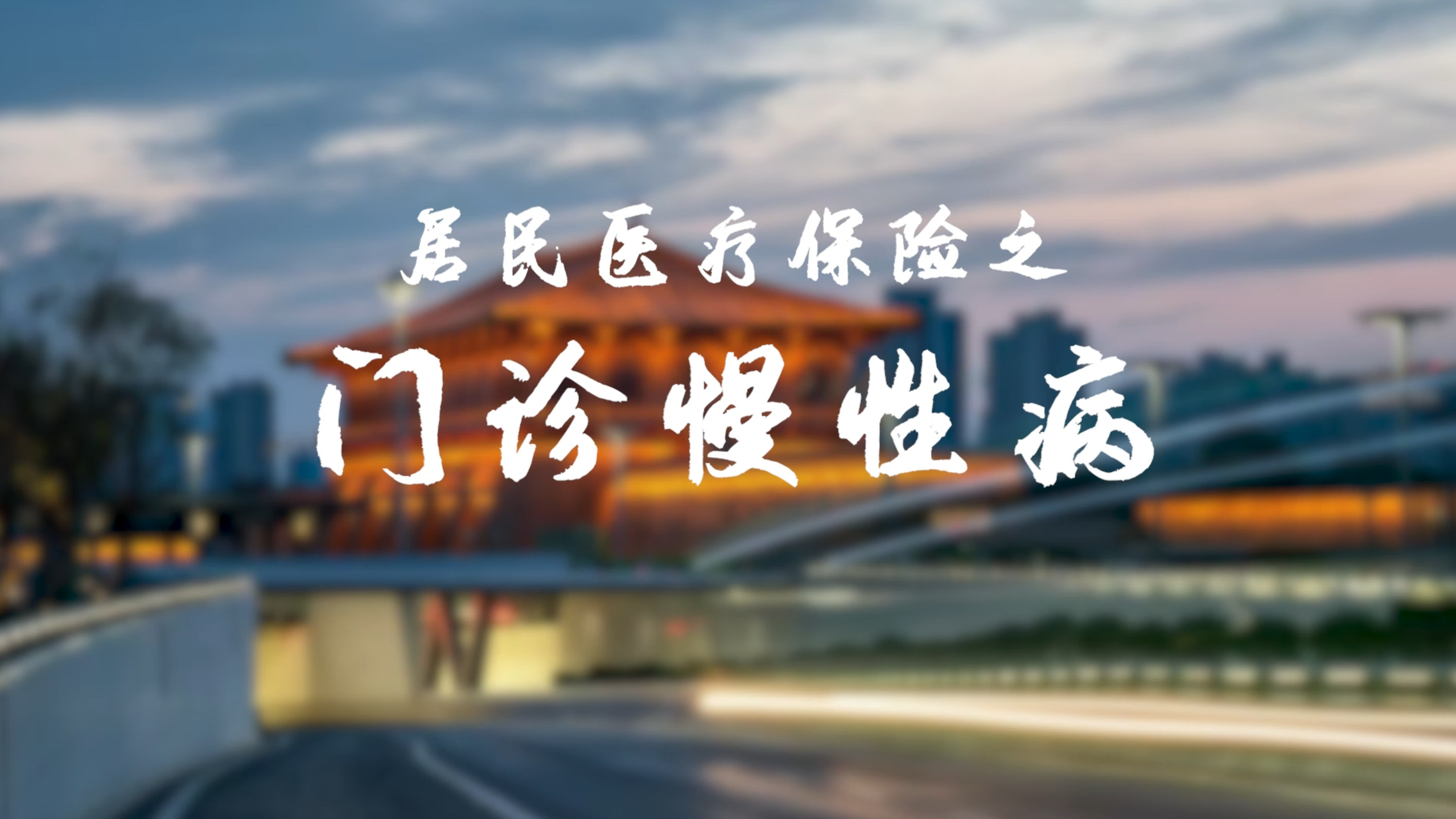 【视频解读】居民医疗保险之门诊慢性病