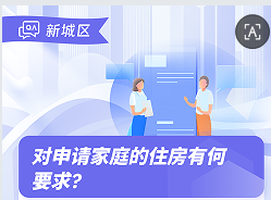 【图片解读】申请保障性住房对申请家庭的住房有何要求