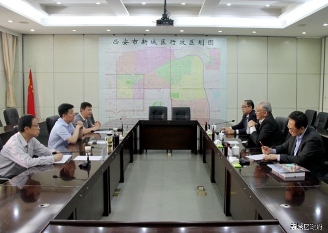 新城区与麦格理集团召开悦荟广场项目对接协调会