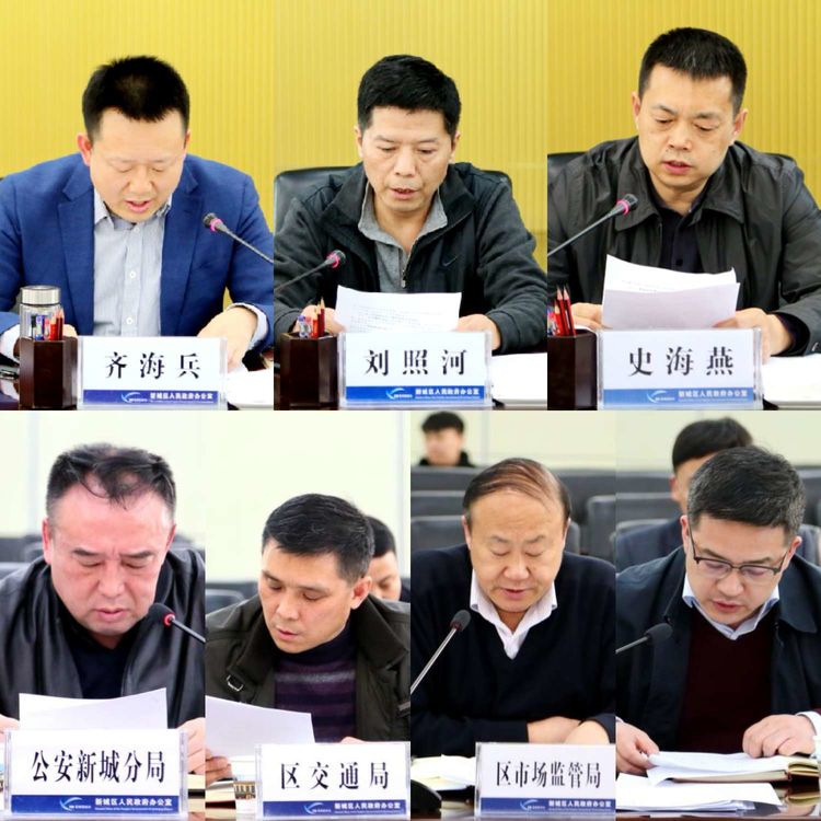 王征区长组织召开新城区重点行业领域扫黑除恶专项整治工作推进会